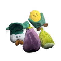 Pendentif en peluche végétale, poupée poivrée, aubergine, brocoli, porte-clés animal en peluche, design personnalisé et créatif