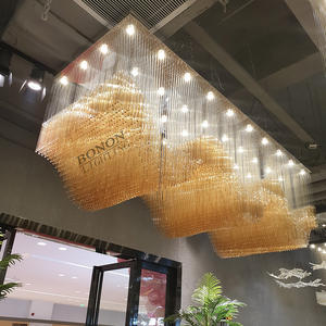 Lámpara de Techo LED Acrílica con Borlas, Estilo Nórdico Moderno y Lujoso, para Decoración de Hogar, Oficina o Villa, con Control Remoto - Product Image 6