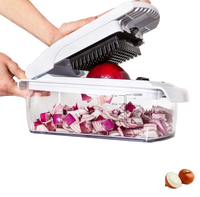 2025 trancheuse à légumes manuelle multifonctionnelle 15 en 1 hachoir à légumes outils de cuisine durables coupe-légumes hachoir