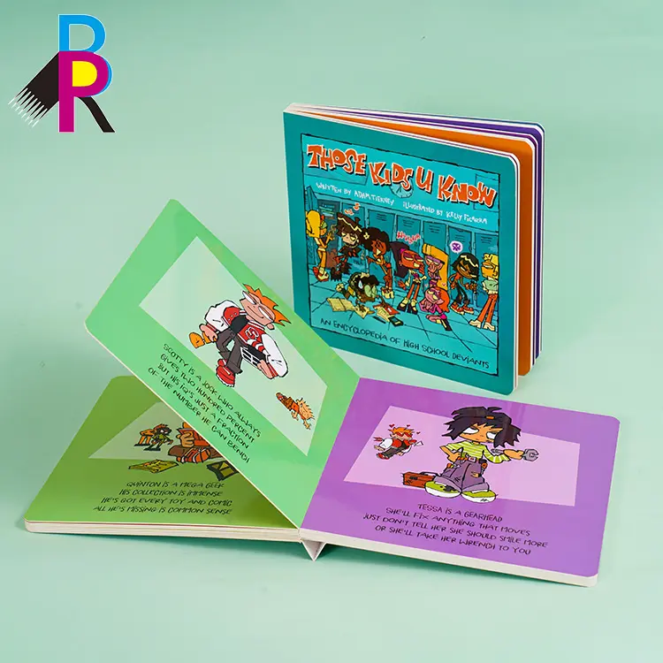 Custom Hardcover Board Boek Private Label Kinderen Boek Kinderen Boeken Groothandel