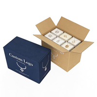 Boîtes en carton ondulé à double paroi ou triple paroi avec logo personnalisé, boîtes de déménagement, boîtes à bijoux, recyclables, solides, grandes boîtes d'expédition