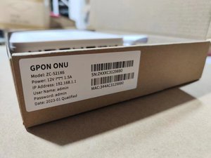 FTTH XPON ONT ZC-521X6 เกตเวย์ไร้สาย WiFi6 พอร์ต LAN 4 กิกะบิต อินเทอร์เฟซโทรศัพท์ พอร์ต USB คู่ รองรับ GPON EPON ไฟเบอร์เทอร์มินัล - Product Image 1