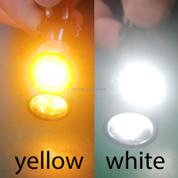 Ampoule LED S25 T20 T25 16LED 16led Smd 3030 Blanc Ambre 3157 Ampoule de recul LED 7443 1157 Ampoule LED DRL Double couleur Ampoule LED à commutation