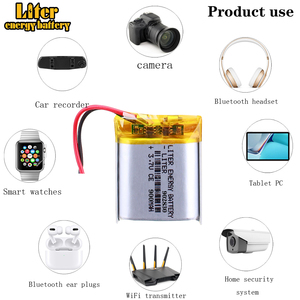 3.7V 900mAh 902830 lít năng lượng pin polymer lithium ion Li-ion pin cho đồ chơi ngân hàng điện - Product Image 5