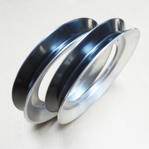 ลูกรอกเคลือบโครเมี่ยมออกไซด์ร่องกลมวัสดุอลูมิเนียม - Product Image 2