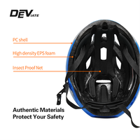 Casco de Bicicleta Plegable Unisex DEVIATE Ajustable para Verano con 13 Ventilaciones, Material EPS+PC para Bicicleta de Montaña y Skateboarding