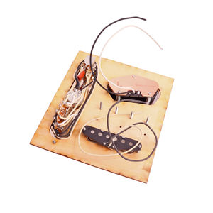 Micros de guitare L Brand pour style vintage, bobine simple Alnico V, avec interrupteur 3 positions et commande push-pull 1V+1T, finition chromée - Product Image 3