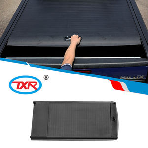 Accesorios para automóviles Calidad Aleación de aluminio Tapa de rodillo negro TXR Factory Pickup Cubierta <span class=keywords><strong>trasera</strong></span> tonneau cubierta para <span class=keywords><strong>Toyota</strong></span> <span class=keywords><strong>Hilux</strong></span> 2015- - Product Image 2