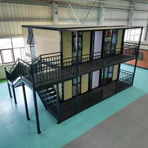 บ้านคอนเทนเนอร์แบบขยายได้สองชั้น ขนาด 20 ฟุต 40 ฟุต รุ่น EC-20T บ้านสำเร็จรูปแบบปีกคู่ บ้านคอนเทนเนอร์แบบโมดูลาร์ที่ขยายได้ - Product Image 5