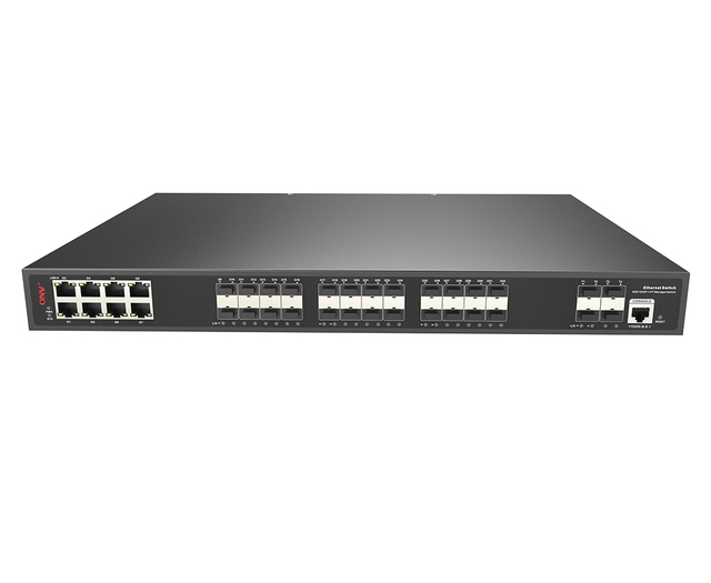 Manufacturer Network Switch 36 Port 10G Uplink Managed Ethernet Fiber Switch