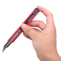 Coupe-papier utilitaire à lame en acier au carbone à changement rapide pour couper un couteau à lame de 9mm