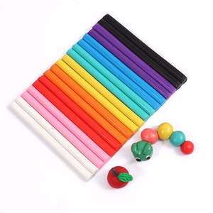 Foska 100% Matériau sûr facile à façonner et à toucher Fabrication de pâte à modeler en argile <span class=keywords><strong>douce</strong></span> et malaxable pour les projets d'artisanat pour enfants - Product Image 1