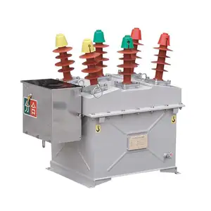 10KV outdoor ZW8-12 column mounted high-voltage vacuum circuit breaker, stainless steel column mounted switch without isolation