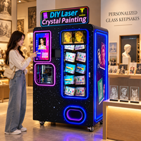 Mesin Penjual Otomatis Lukisan Kristal Laser Investasi Usaha Kecil 320DK
