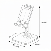 Support personnalisé en alliage d'aluminium et acier inoxydable, pièce usinée CNC par tournage et fraisage pour smartphone, ordinateur portable, tablette, MOQ=1, ISO9001