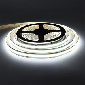 Kepadatan Tinggi 528Leds/M Tanpa Titik 12V 24V Remote Control Fleksibel Non Tahan Air Cob Led Strip Light