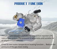 Réducteur de pression GPL/GNV AT09 180HP pour systèmes automobiles – Réducteur à injection directe AT09 pour kit de conversion
