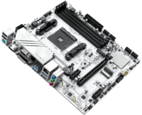 Carte mère JGINYUE B350M TI ARGB M-ATX DDR4 double canal, compatible avec les processeurs des séries AM4 1000/2000/3000/4000/5000