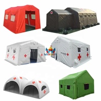 Grande tente discothèque noire portable éclairage LED pour discothèque barre de musique populaire publicité gonflable pour les fêtes