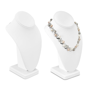 Présentoir à bijoux en cuir brossé - Mannequin multi-tailles pour colliers, vitrine de boutique, présentoir de bijoux - Product Image 3