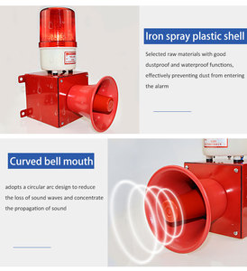 Avertisseur sonore électronique avec son et lumière de grue, produits de signalisation routière - Product Image 4