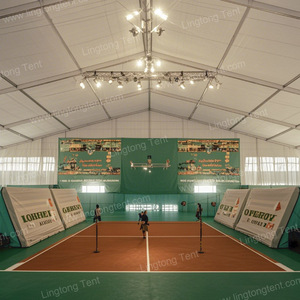Carpa para Cancha de Tenis de Aluminio de 10x20m, Vidrio Templado, Impermeable, para Todo Clima, Entrenamiento Deportivo en Interiores y Exteriores, Galvanizada en Caliente - Product Image 6