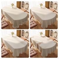 Nappe en PVC Imprimée Ovale Personnalisable Anti-Taches et Anti-Rayures pour Usage Domestique et Restauration