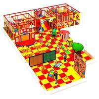 Aire de jeux pour enfants sur le thème de l'espace, aire de jeux commerciale avec piscine à balles, toboggan, aire de jeux intérieure pour enfants, métal et PVC, 1800x625cm