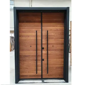 wooden main door designs double door exterior door for house and office