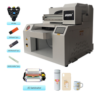 Kleiner Desktop A3 UV-Tintenstrahldrucker Neuestes Design für Flex für Handyhüllen Stifte Acryl Leder Holz Glas Flaschen Aufkleber