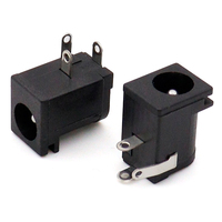 Prise d'alimentation DC005B, prise femelle horizontale, entièrement en cuivre, 5,5x2,1 mm, 5,5x2,5 mm, port de charge, ignifuge, respectueux de l'environnement
