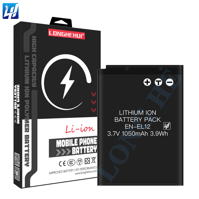 EN-EL12 Original Quality Lithium-Ion Replacement Camera Battery for Nikon S630 P300 330 S710 6200 6300