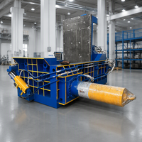 Presse à balles automatique haute performance en acier inoxydable pour ferraille et aluminium, à cycle rapide et économie de main-d'œuvre