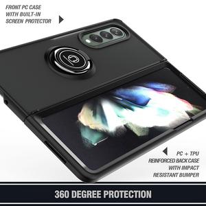 เคสไฮบริด PC TPU เนื้อด้านพร้อมแหวนแม่เหล็กโปร่งแสง,ฝาหลังสำหรับ <span class=keywords><strong>Samsung</strong></span> <span class=keywords><strong>Galaxy</strong></span> Z Flip <span class=keywords><strong>3</strong></span> Fold <span class=keywords><strong>3</strong></span> A33 <span class=keywords><strong>5G</strong></span> A31 A32 <span class=keywords><strong>A5</strong></span> S22 S21 - Product Image 4