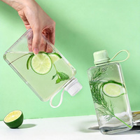 Bouteilles d'eau sportives transparentes givrées en Tritan sans BPA, 500 ml, promotionnelles, cadeaux OEM ODM