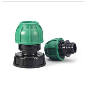 S60X6 IBC Tank Tap <b>Connector</b> to 20/25/32mm for PE Tube <b>Quick</b> Valve Plastic Pipe <b>Quick</b> <b>Connector</b> <b>Quick</b> IBC Pipe <b>Connector</b> - Product Image 3