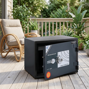 HOSHANG HS-37C Coffre-fort électronique à empreinte digitale et mot de passe, haute sécurité, durable, écologique, étanche et antirouille pour hôtel - Product Image 4