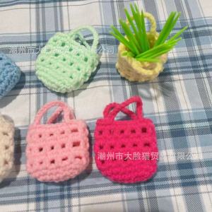 จี้ถักโครเชต์ DIY สำหรับตกแต่งกระเป๋า พกพาสะดวก แฟชั่นสวยงาม สำหรับอุปกรณ์ตกแต่งกระเป๋า DIY - Product Image 2