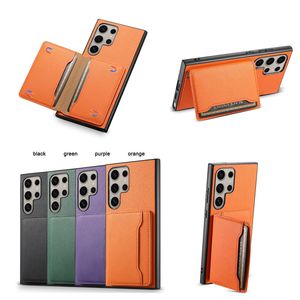 Funda de Teléfono Tipo Cartera Denior de Cuero Sintético con Patrón de Lichi, 3 Ranuras para Tarjetas, Compatible con <span class=keywords><strong>Samsung</strong></span> S26/S25/S24/S23/S22/S21/Serie A - Product Image 6