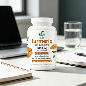Cápsulas de Cúrcuma y Curcumina de la marca State-owned Capital, Suplemento Herbal <span class=keywords><strong>con</strong></span> 95% de Curcuminoides, Extracto de Pimienta Negra, Apoyo Natural para el Bienestar - Product Image 5