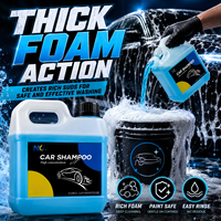 Shampooing professionnel pour lavage de voiture à la mousse de neige, savon à haute mousse concentré, nettoyage automobile, rapport de dilution 1:100, parfum personnalisé, 5 gallons