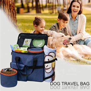 Free sample Airline Approved Durable Portable Premium-Quality <b>Pet</b> Travel <b>Food</b> Bag with 2 <b>Storage</b> <b>Containers</b> - Product Image 6