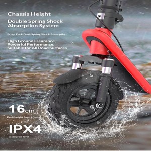 Trottinette électrique pliable puissante à absorption des chocs, autonomie 50 km, frein hydraulique, entrepôt UE/US - Product Image 5