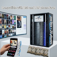 Boîtier de serveur Android Lieying pour S8/S9/S10/zFlip4/zFlip3, 64 Go de RAM, 4 Go/6 Go de ROM, 128 Go/256 Go de stockage