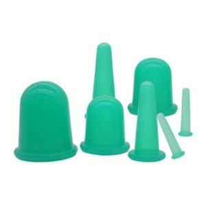 Medical Grade Silicone Facial Cupping <b>Massage</b> Set Soft Cups Suitable for Face Eyes and Body to Promote Collagen Regeneration - Product Image 3