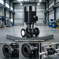 Pompe de circulation verticale en ligne série TD, en fonte, haute pression, à économie d'énergie, contrôle entièrement automatique, hydronique
