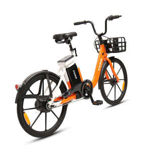 Vélo de ville à cadre en alliage d'aluminium TXED, freinage sûr, batterie au lithium <span class=keywords><strong>avec</strong></span> <span class=keywords><strong>panier</strong></span>, vélo électrique partagé économe en énergie - Product Image 3