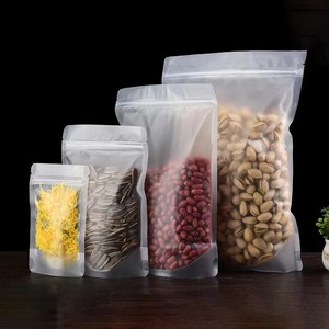 China <b>Maker</b> Made Customized Clear Plastic Packing Big Pe Flat Plastic Bags for Packaging Stand up Ziplock Bag - Product Image 1