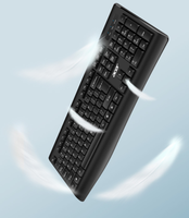 Vente en gros Meilleur clavier de bureau filaire USB ergonomique et étanche bon marché Disposition multilingue Clavier de projection pour ordinateur Nouveau