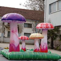 ANGE Champignon Gonflable Décor Lumineux Gonflables Champignon Gonflable Géant Personnalisé